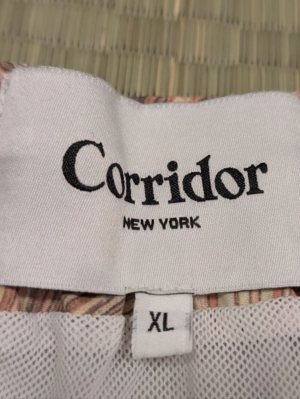 Corridor NYC Pattern Swim Trunks Men's Size XL